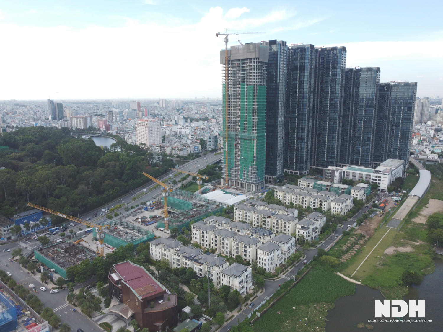 Panorama of Grand Marina Saigon- Villa area 500 billion, luxury apartment 400 million VND/m2