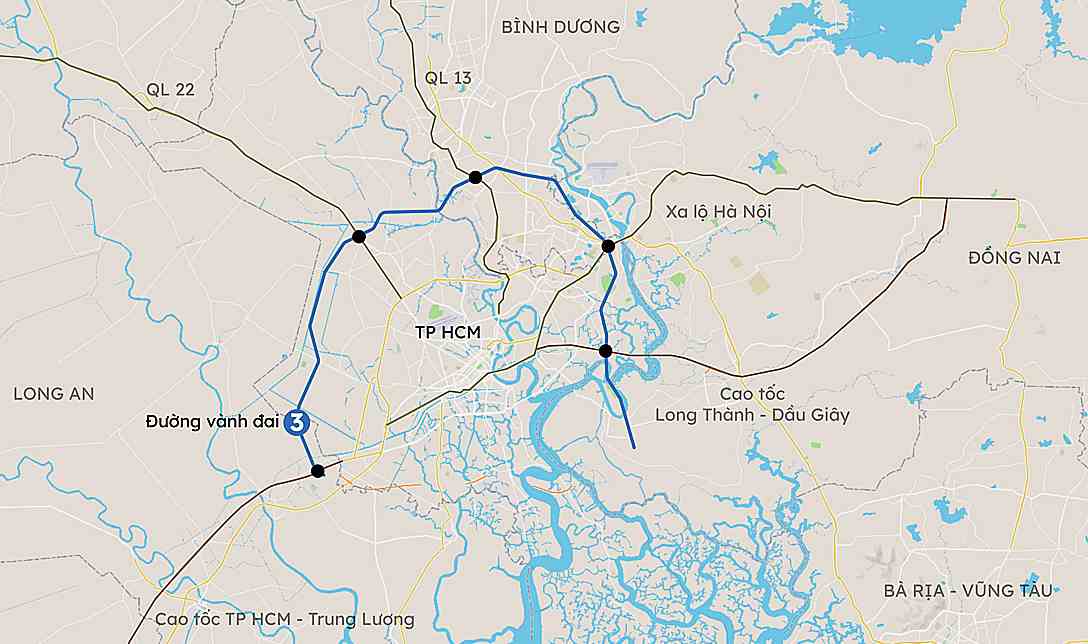 Ring Road 3 in Ho Chi Minh City will start construction 6 months earlier