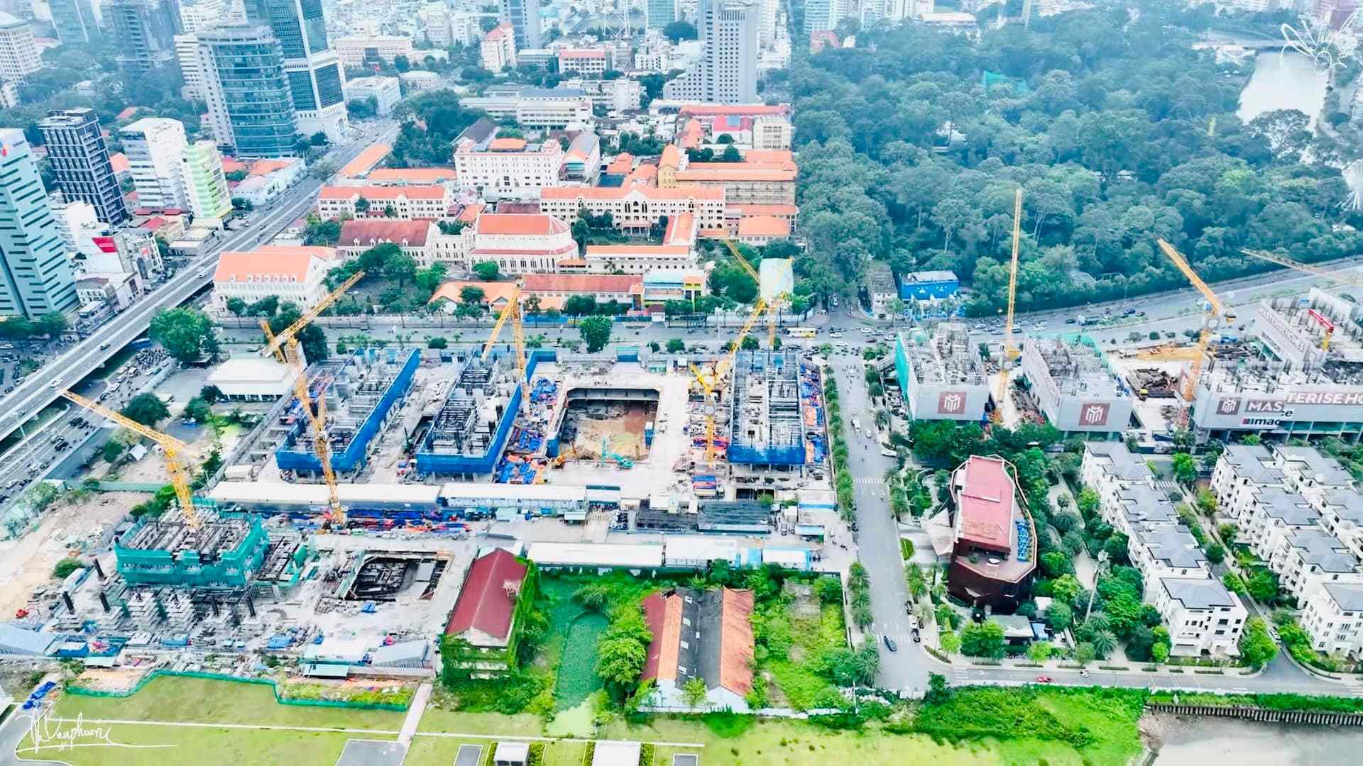 Grand Marina Sai Gon on August 10, 2022, everyone! Progress is very good. 