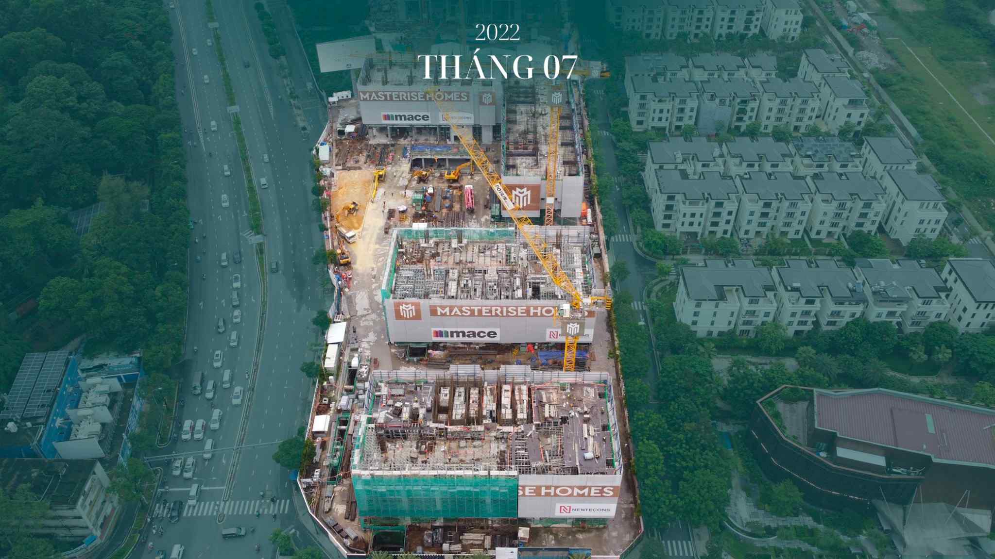 Progress of Grand Marina Saigon luxury apartment project in August, 2022