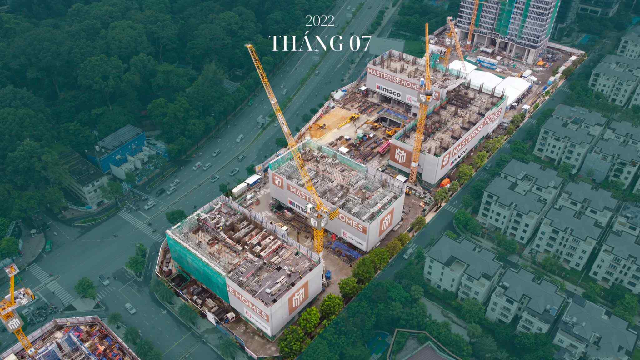 Progress of Grand Marina Saigon luxury apartment project in August, 2022