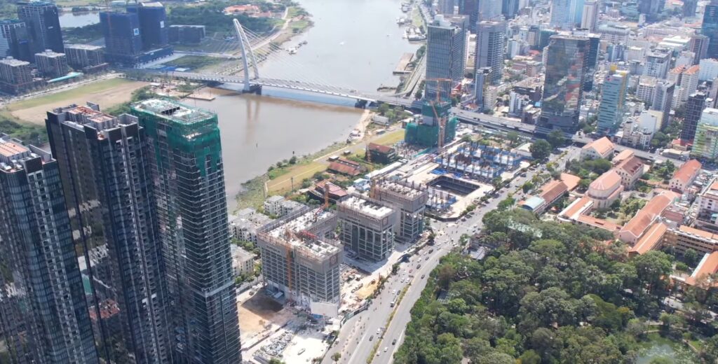 Project Grand Marina Saigon Progress Update, February 2023