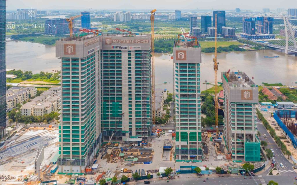 Cập nhật tiến độ dự án Grand Marina Saigon tháng 7/2023
